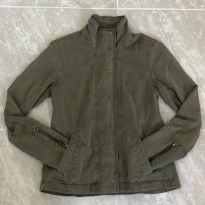 Lucky Brand Olive Green Denim Jacket